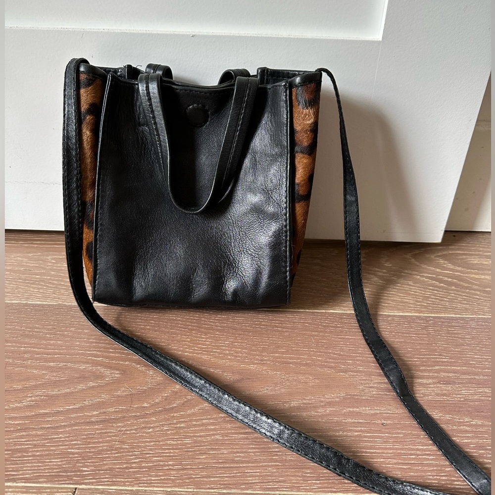Cleobella Moss Leopard handbag